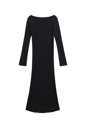 Cotton Tube Dress - Black