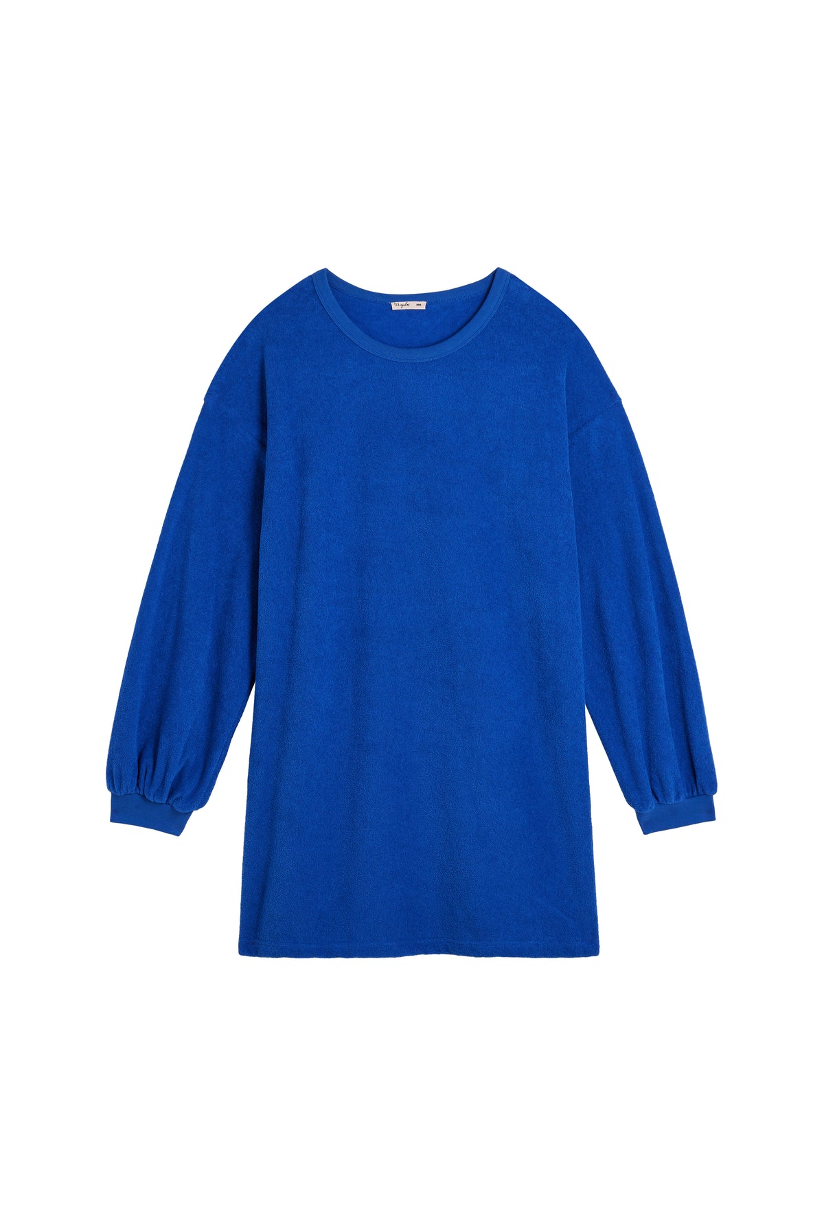 Robe Sweat Cocoon Coton BIO - Bleu Klein