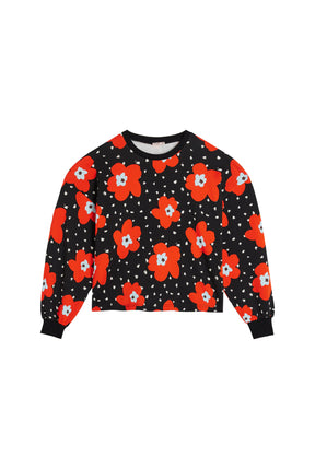 100% Cotton Sweatshirt - Atlas Red