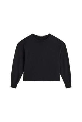 100% Cotton Sweatshirt - Black