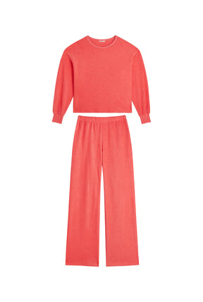 Sweat & Pantalon Cocoon Coton BIO - Rose