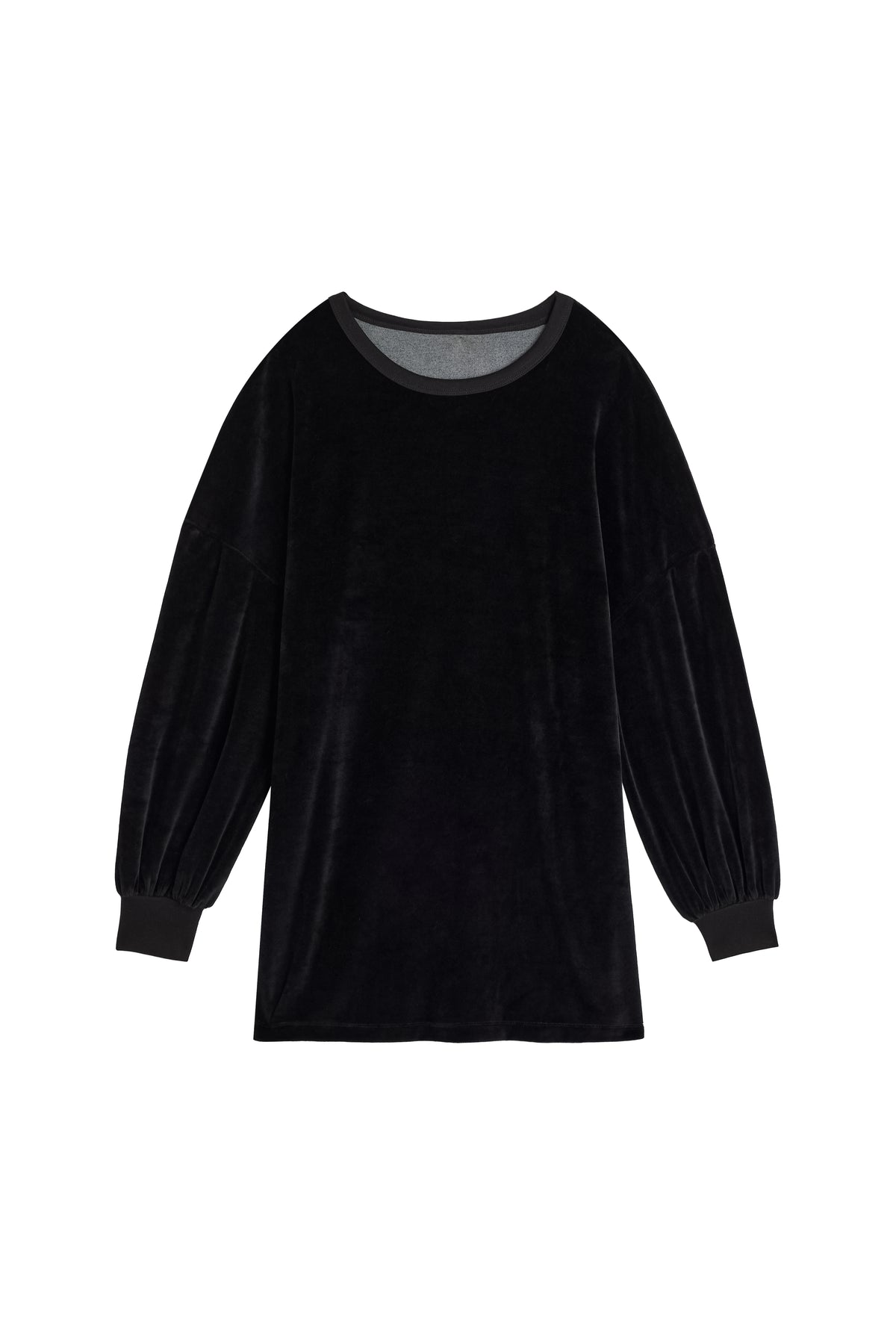 Robe Sweat Velours - Noir