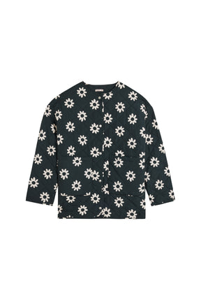 Manteau Matelassé - Dahlia Noir