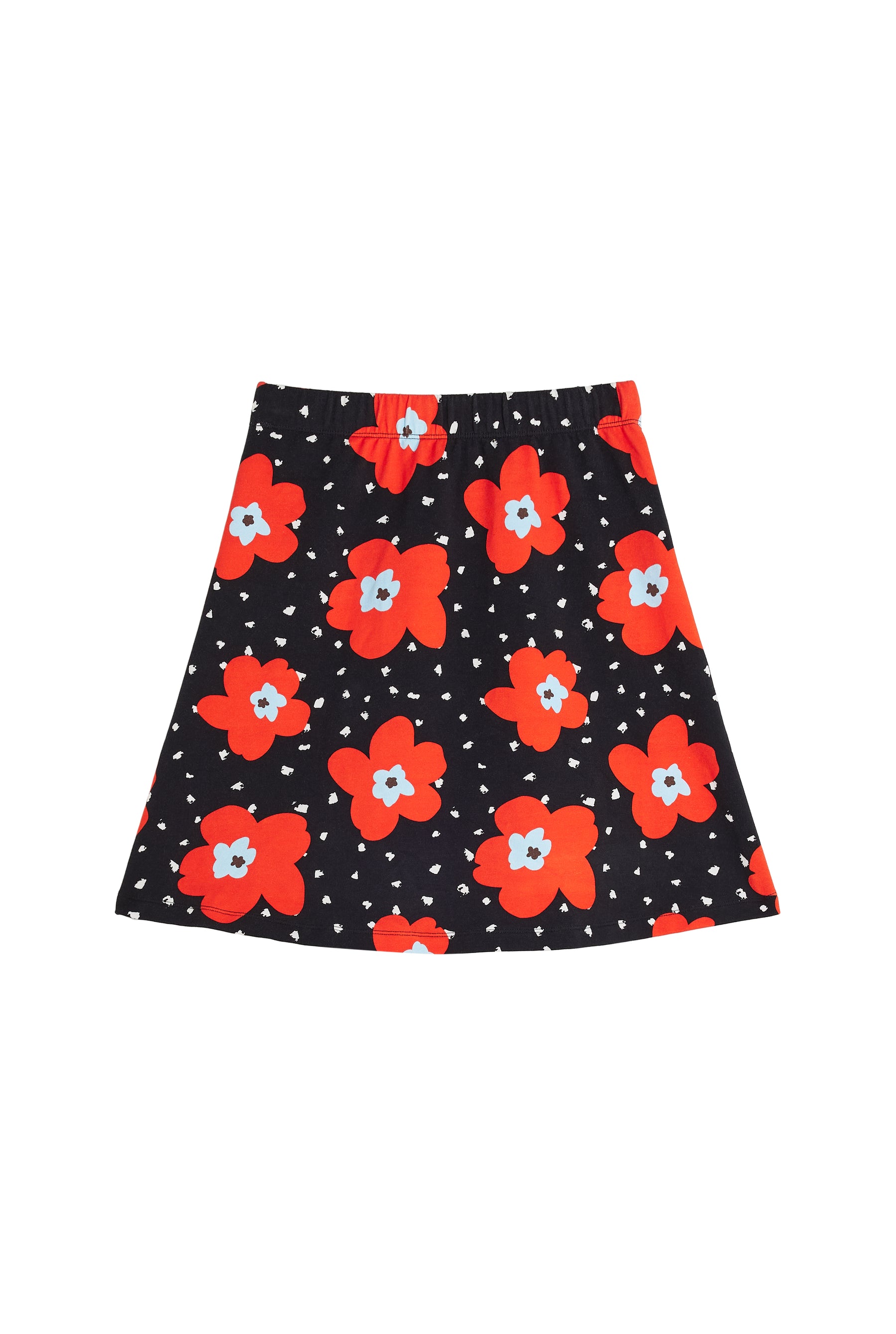 Jupe courte Coton - Atlas rouge