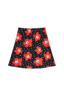 Jupe courte Coton - Atlas rouge