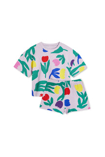 Pyjama Gaufré Coton BIO - Tulipia Clair