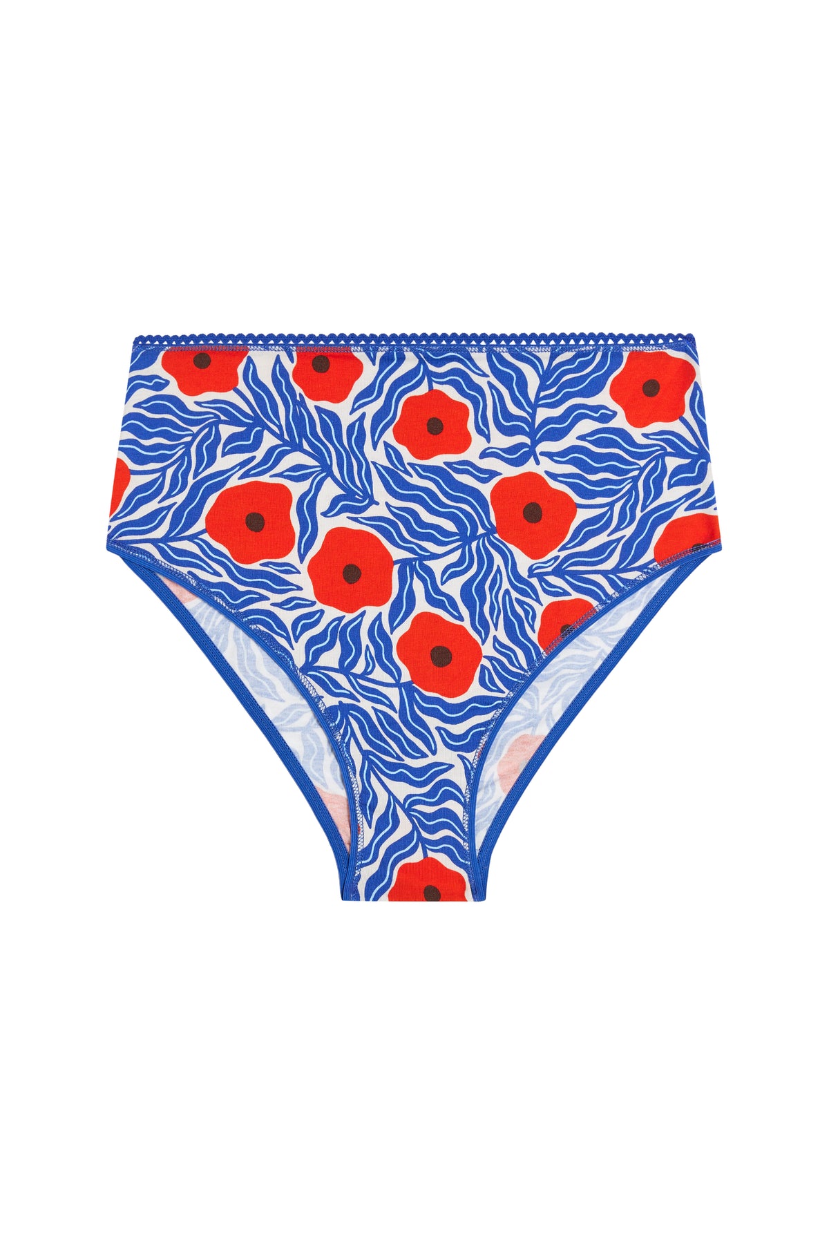 Culotte Taille Haute Coton BIO - Majorelle