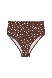 Culotte Taille Haute Coton BIO - Bambi Marron