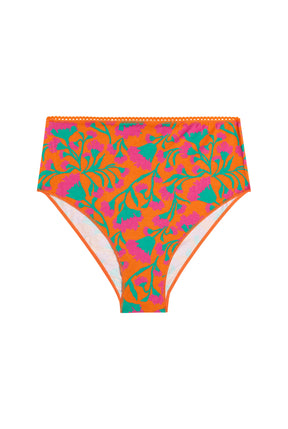 Culotte Taille Haute Coton BIO - Néroli Fuchsia