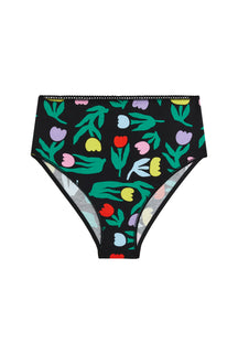 Culotte Taille Haute Coton BIO - Tulipia Noir