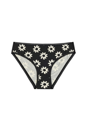 Organic Cotton Briefs - Dalia Black