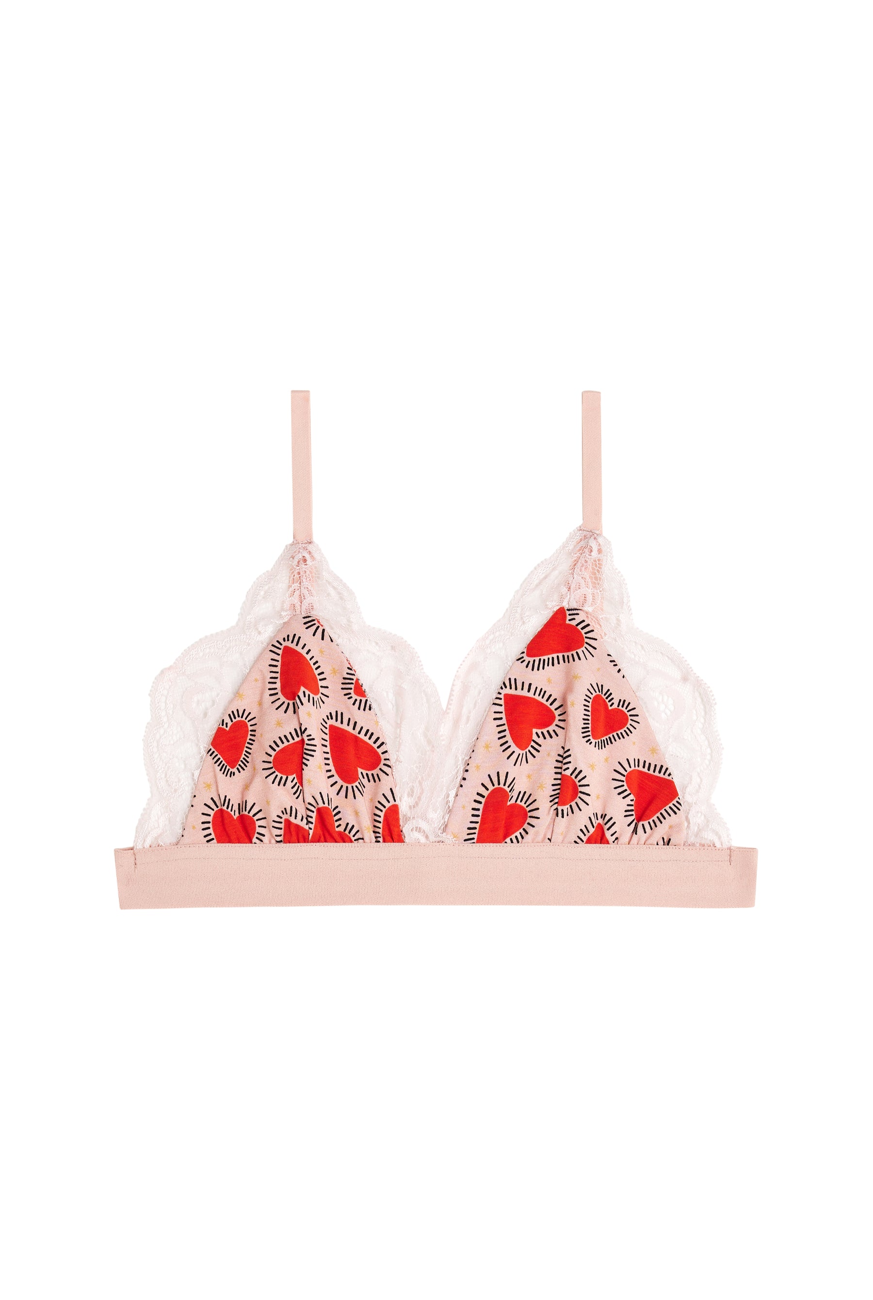 Brassière Bi-matière - Habibi Rose