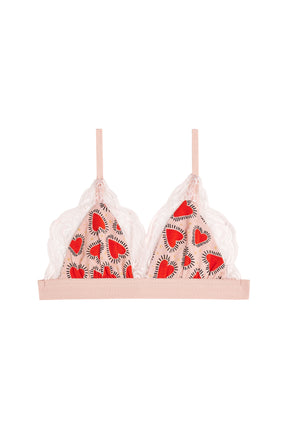 Brassière Bi-matière - Habibi Rose