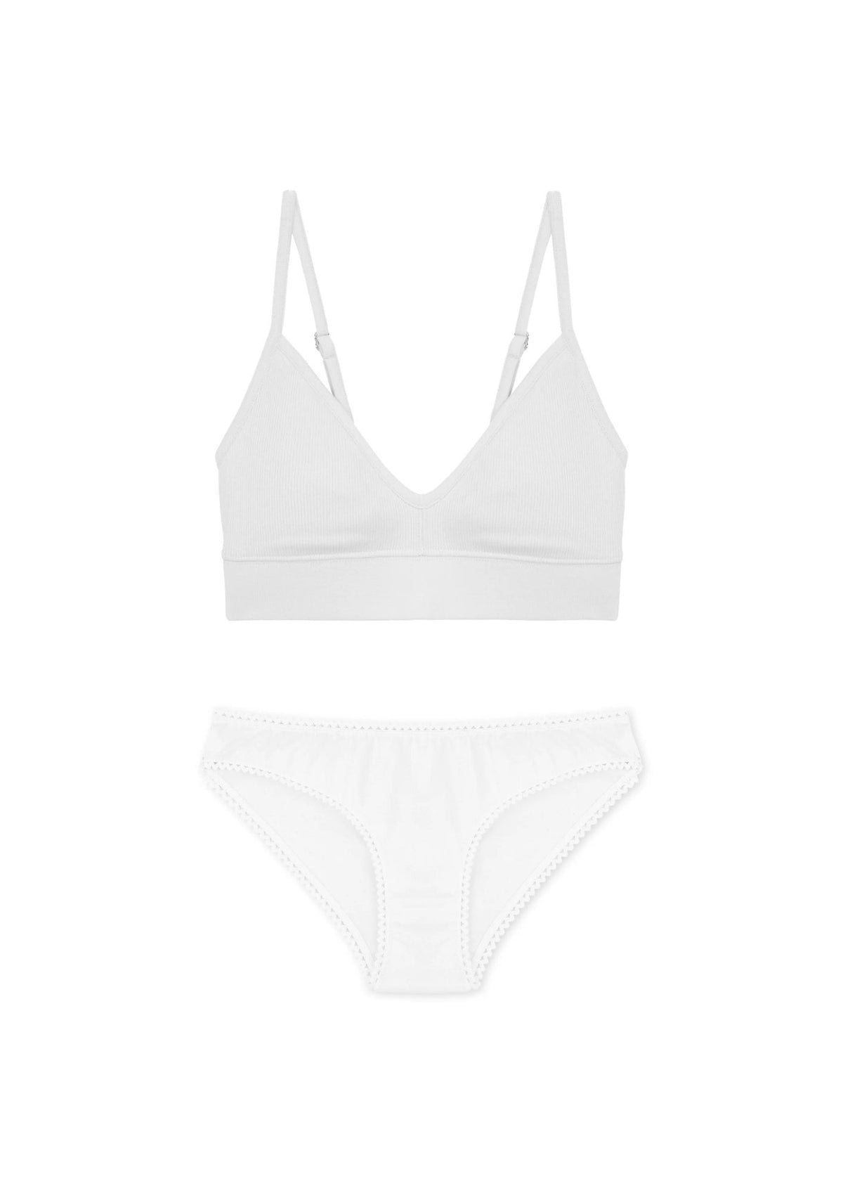 1 BRASSIERE + 1 CULOTTE - Blanc