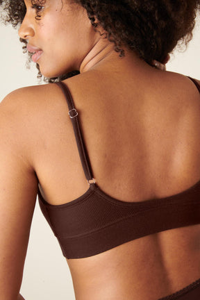 1 BRASSIERE + 1 CULOTTE - Marron Foncé