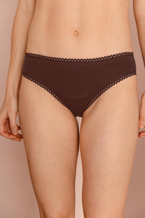 Culotte Coton BIO - Marron foncé
