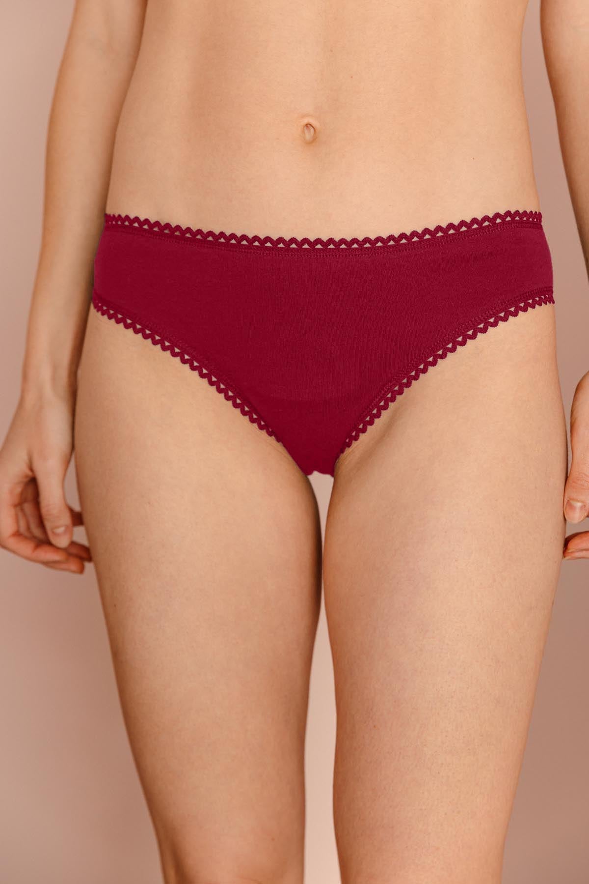 Culotte Coton BIO - Bordeaux