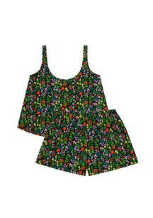 Pyjama Débardeur Coton BIO - Pampa Noir