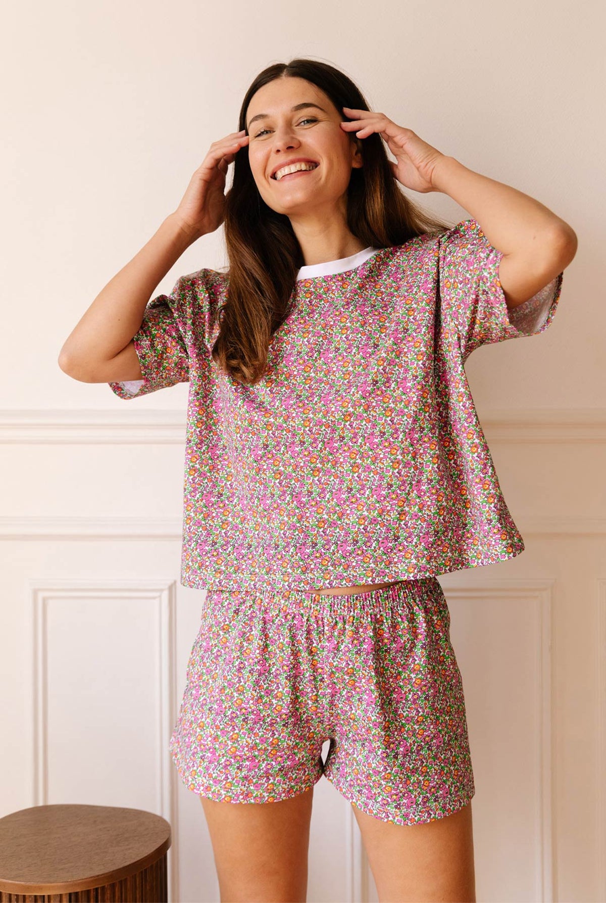 Kamila  fait du 36 et porte une taille S*Pyjama coton BIO - Mini Liberty - Pyjamas - We Are Jolies