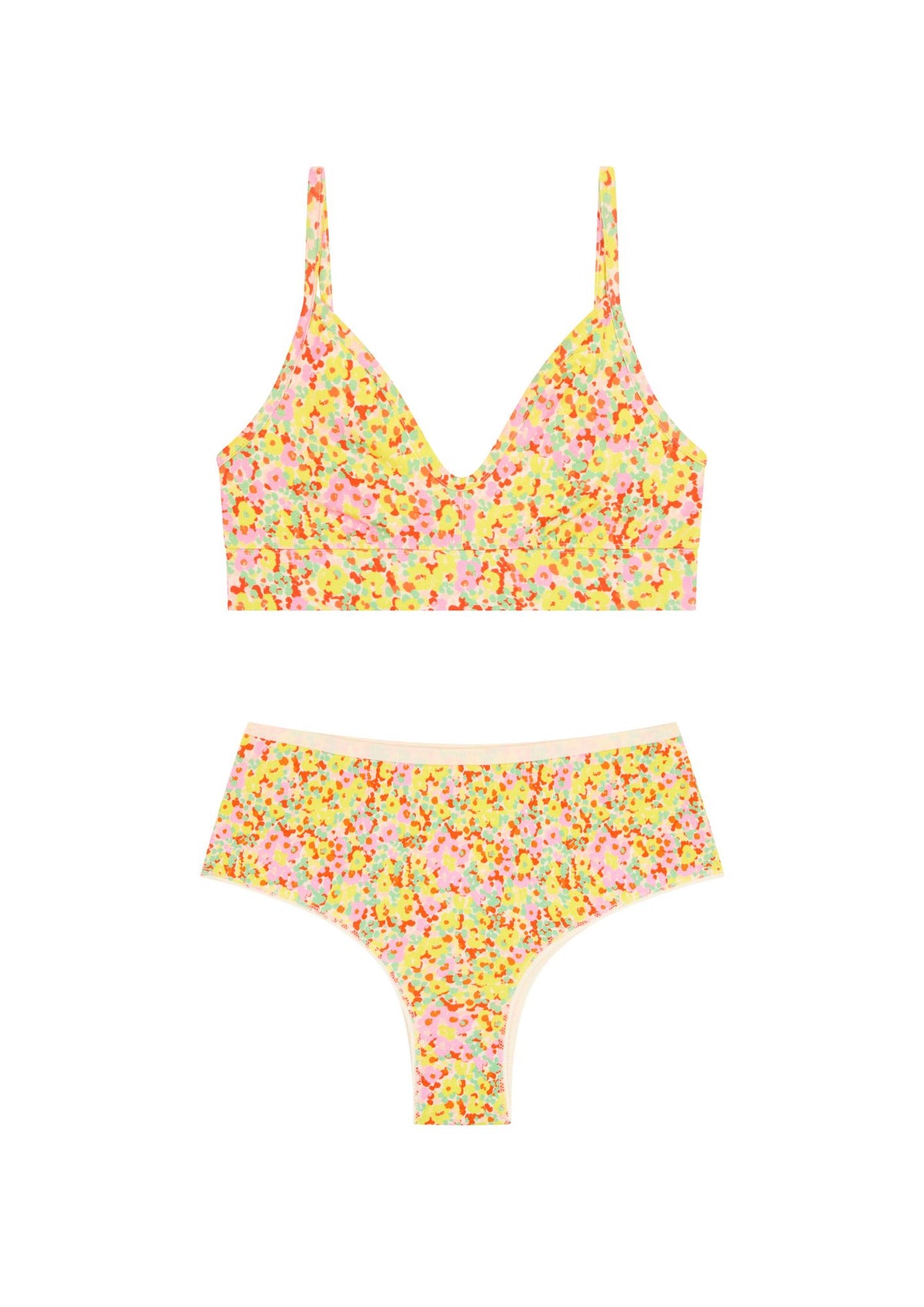 1 BRASSIÈRE + 1 SHORTY - Confettis Campagne