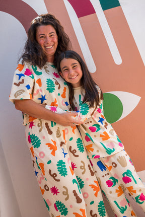 Long-sleeved children's pajamas - Petit Souk Maroc