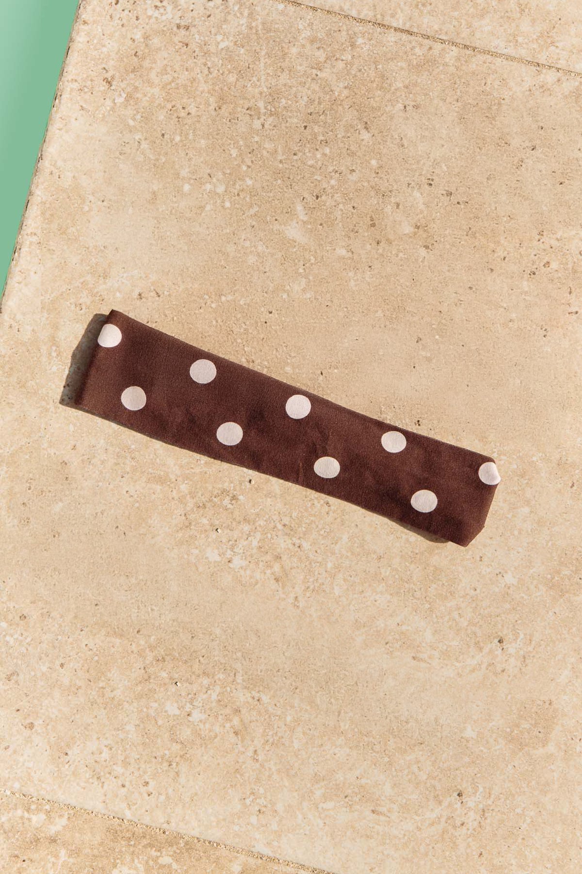Bandeau Coton BIO - Pois Marron