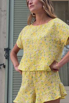 Top - Confettis jaune