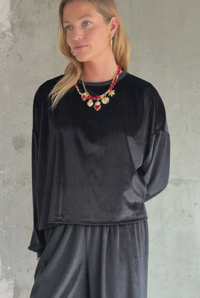 Ensemble Velours - Noir