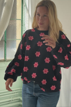 Sweat 100% Coton BIO - Monique Noir