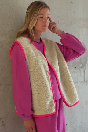 Veste sans manches - Beige