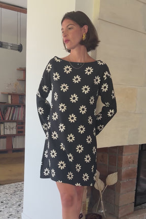Viscose Dress - Dahlia Black