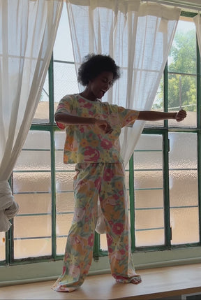 Pyjama Long Coton BIO - Allamanda Vert