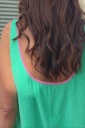 Combishort Éponge Coton BIO - Vert