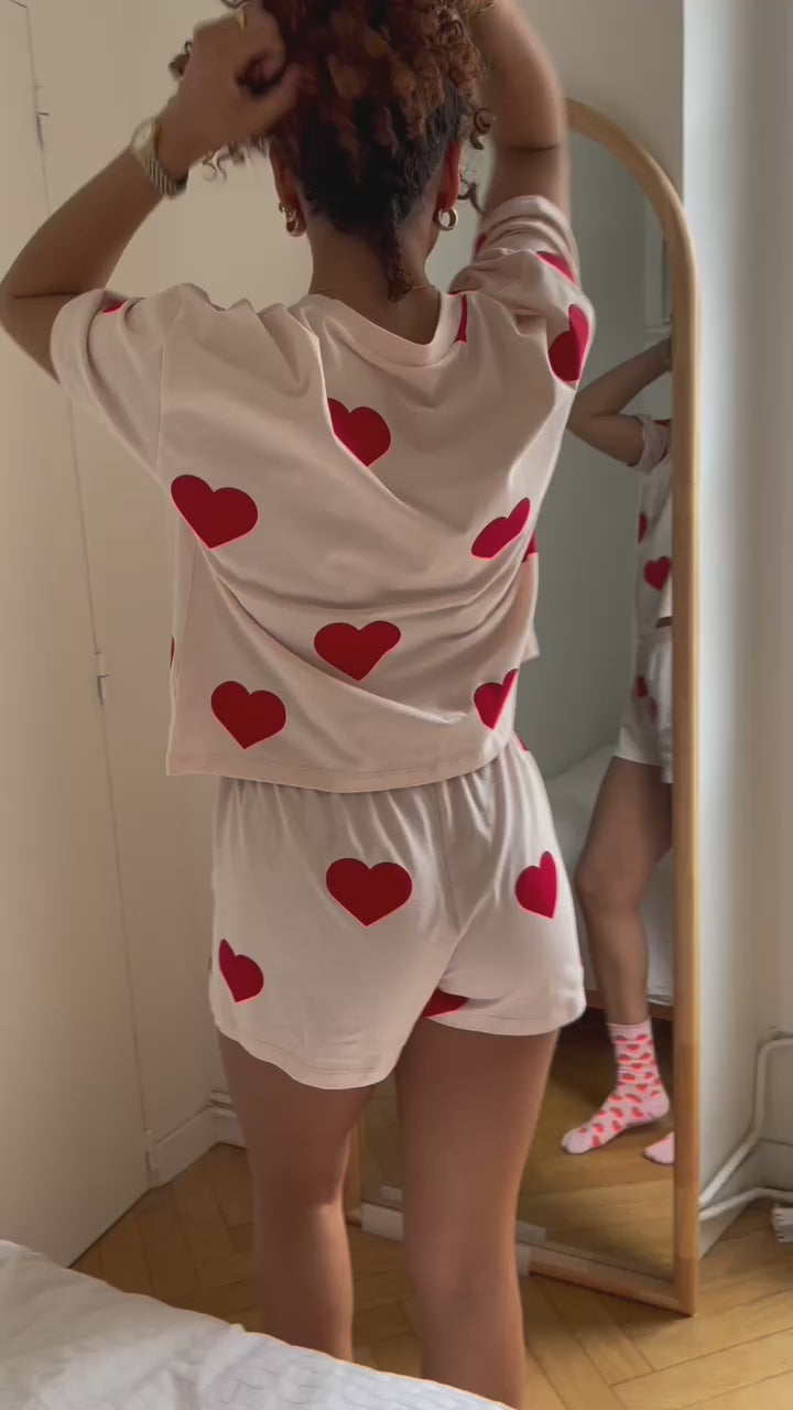 *Pyjama coton BIO - Big Love - Pyjamas - We Are Jolies