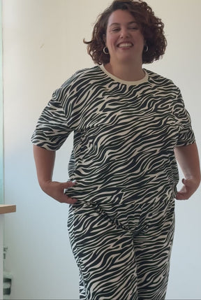 Pyjama Long Coton BIO - Zèbra