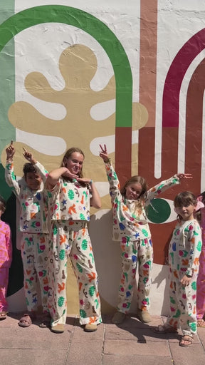 Long-sleeved children's pajamas - Petit Souk Maroc