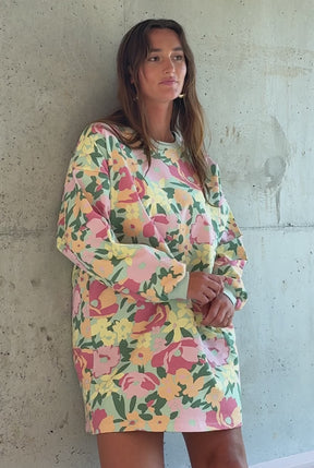 Robe Sweat 100% Coton BIO - Allamanda Vert