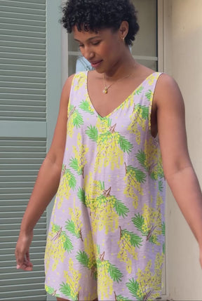 Combishort Viscose - Mimosa Lilas