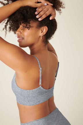 1 BRASSIÈRE + 1 CULOTTE - Gris Chiné