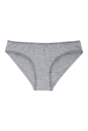 Culotte Coton BIO - Gris Chiné