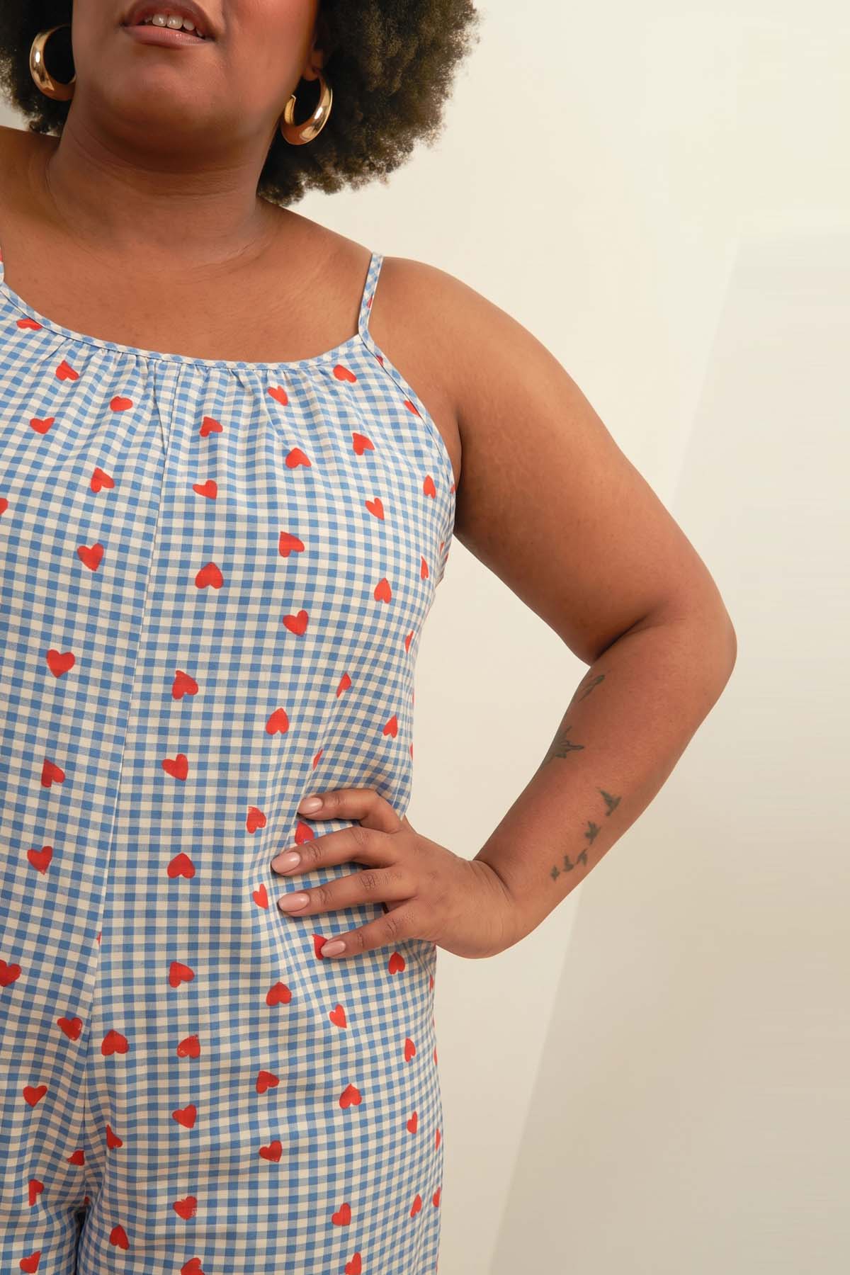 Tiffany is a size 48 and wears a size 3XL