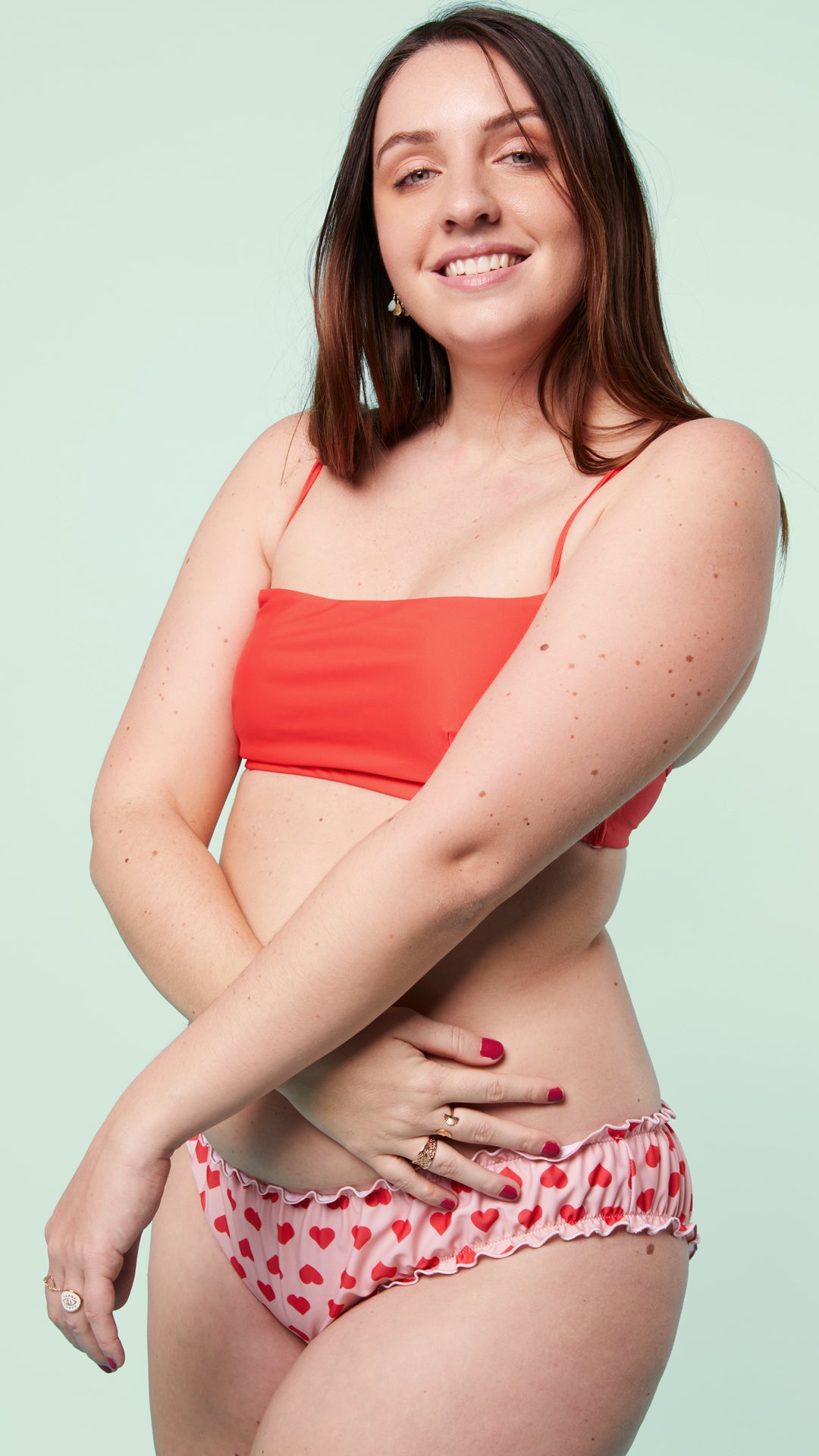Bloomer Maillot - Big Love Coral - Soldes bas bain - We Are Jolies