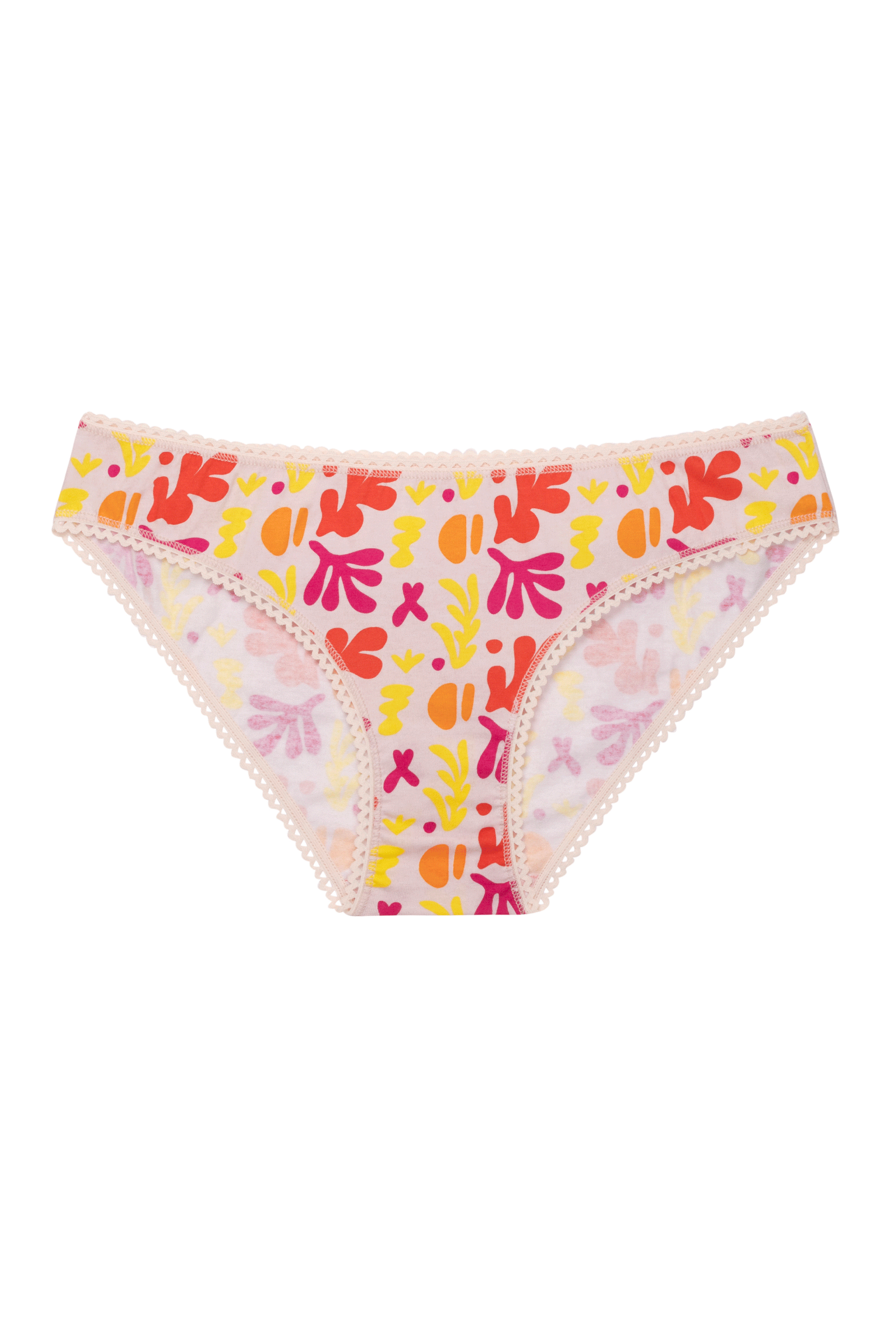 Culotte Coton BIO - Pink Leaves - Soldes culottes - We Are Jolies