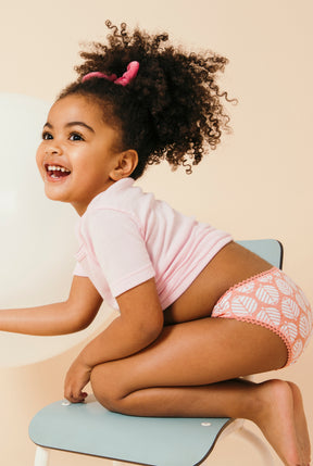 Culotte 100% Coton BIO - KIDS - Palm Pink - Soldes culottes enfants - We Are Jolies
