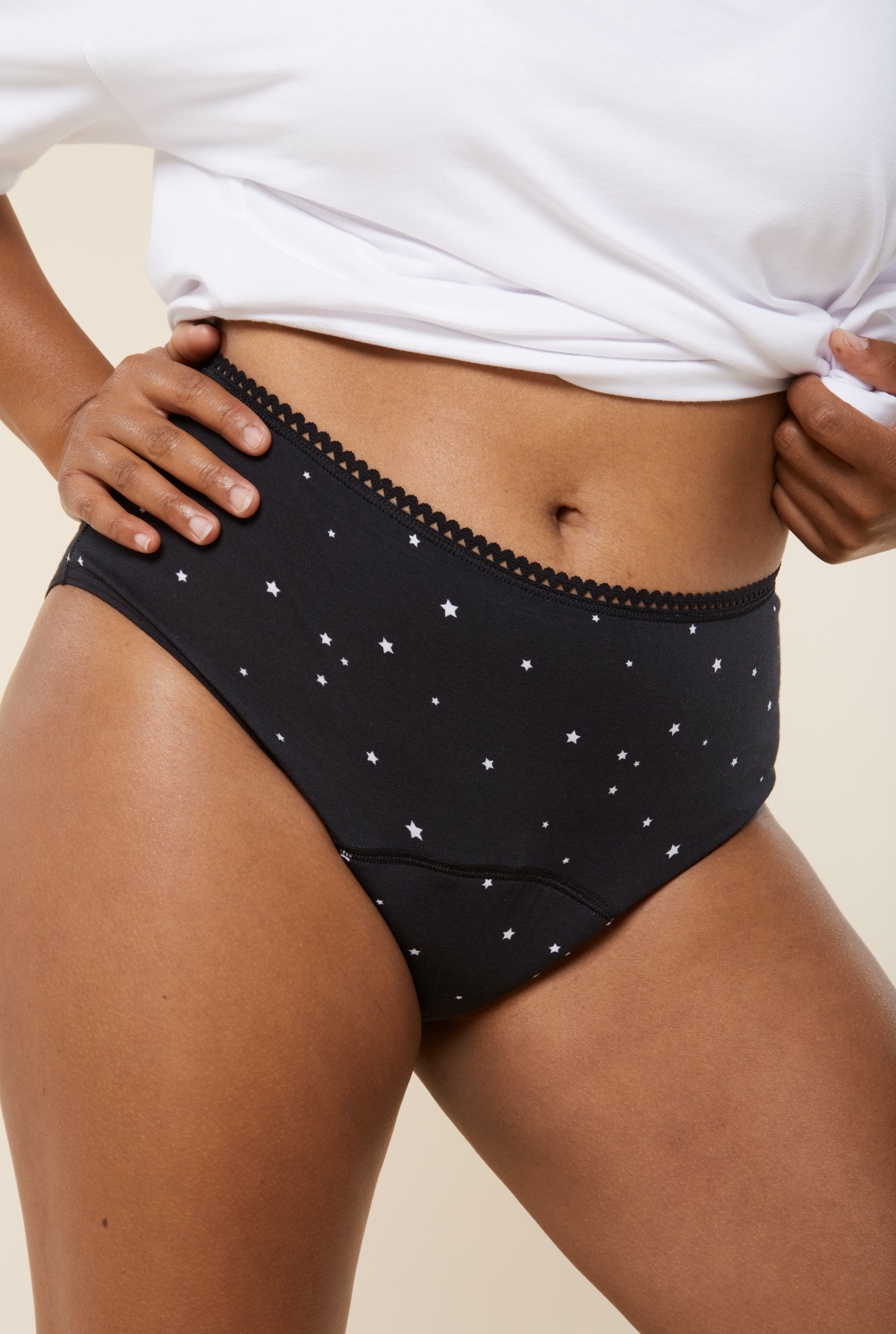 Culotte menstruelle Taille Haute - Flux Nuit | Astro - Culottes menstruelles - We Are Jolies