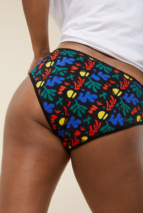 Culotte menstruelle - Flux abondant | Black Leaves - We Are Jolies